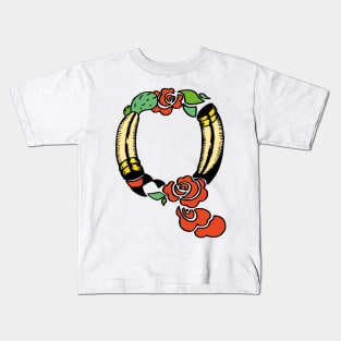 Crazy Monogram Q Kids T-Shirt